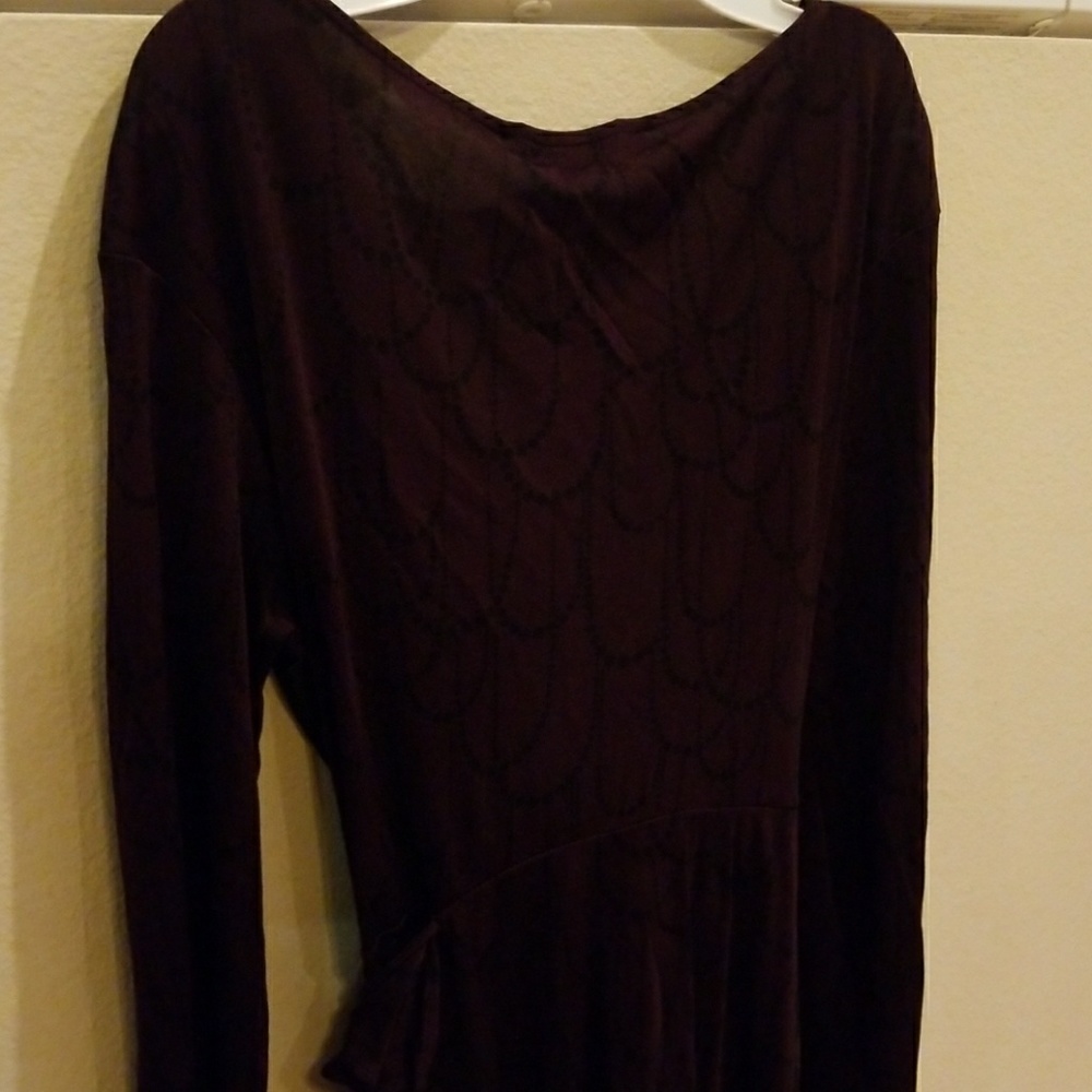 Must go! Beautiful purple with black accents dress